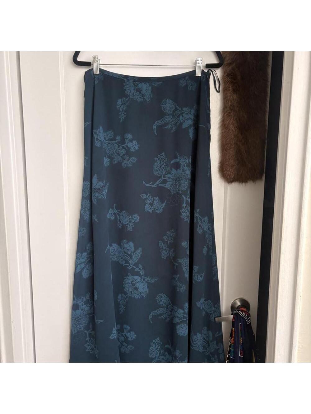 VINTAGE FLORSL MAXI SKIRT